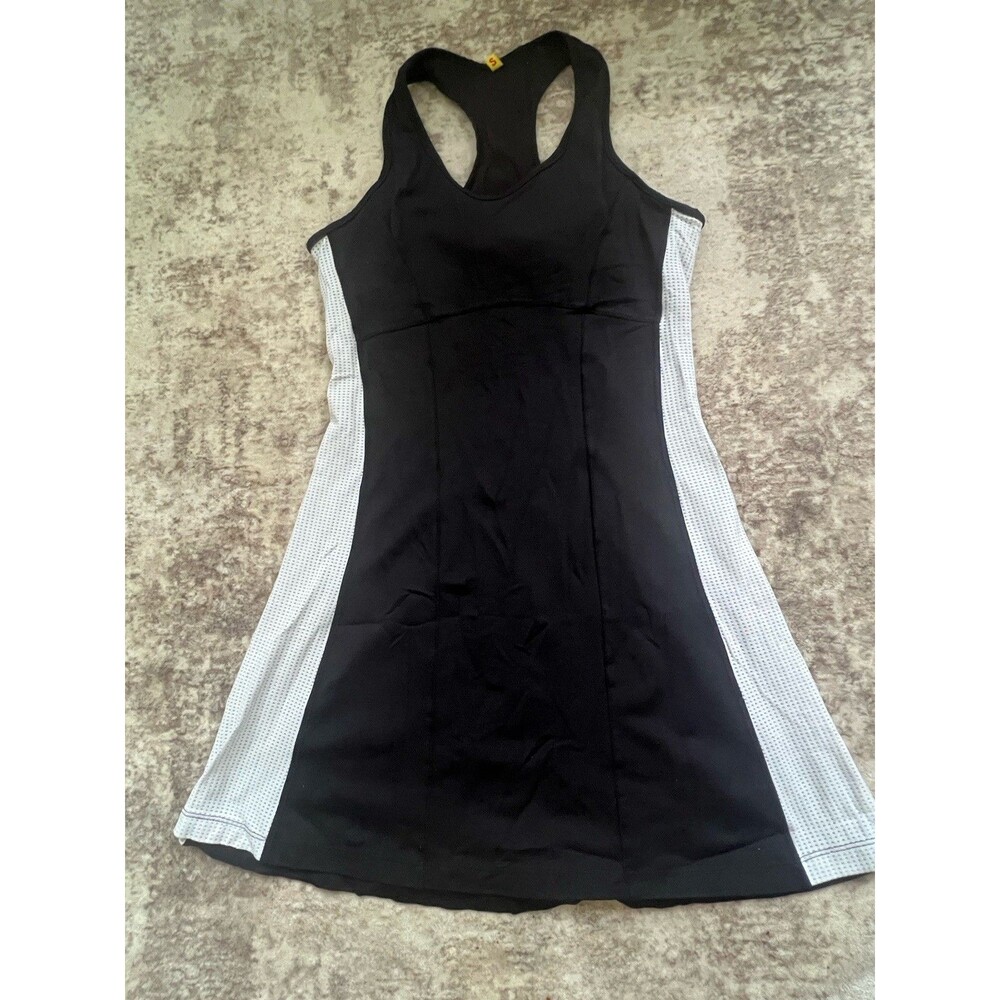Women’s Tank Top Dress Small Black White Tennis Pickleball